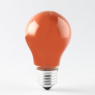 E27 Glhlampe farbig orange 15W 240V