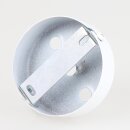 Lampen Zier-Baldachin Metall weiß Ø 80 mm für 3 Lampenpendel