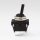 Lampen Einbau-Kippschalter M12 – 1-polig, AUS, 6A/250V, Flachstecker 4,8 mm, schwarz