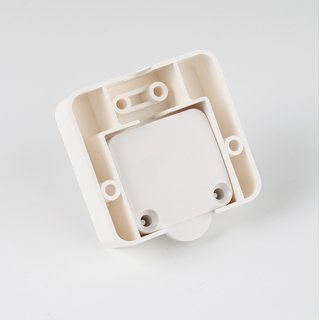 Interbär Einbau-Truhentaster weiß 230V/2A(1A) 50x50 mm