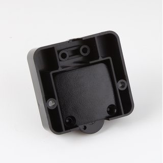 Interbär Einbau-Truhentaster schwarz 230V/2A(1A) 50x50 mm