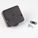 Einbau-Truhentaster schwarz &ndash; 1-polig, 230V/2A, mit...