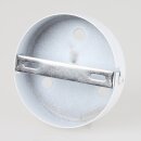 Lampen  Zier-Baldachin Metall weiß Ø 100 mm für 4 Lampenpendel