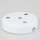 Lampen  Zier-Baldachin Metall weiß Ø 100 mm für 4 Lampenpendel
