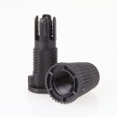 Klemmnippel Zugentlastung Kunststoff schwarz für...