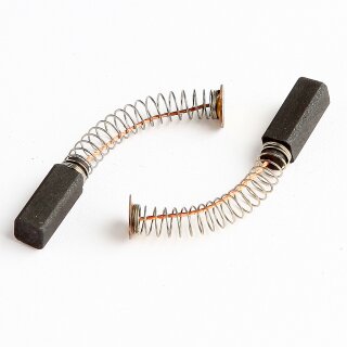 Kohlebürsten für AEG Bohrmaschine (K465a) – 5×5×15 mm, mit Feder, Kabel & Teller (1 Paar)