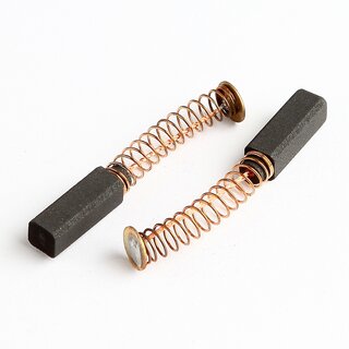 Kohlebrsten fr Staubsauger & Wscheschleudern (K289) &ndash; 6620 mm, mit Feder, Kabel & Teller (1 Paar)