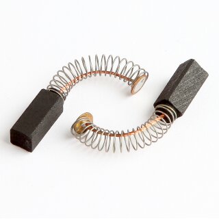 Kohlebürsten / Motorkohlen Metabo K1224 – 6,4x6,4x17 mm mit Feder und Anschlussfahne – 2 Stück (K1224)