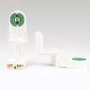 G13 Leuchtstoff-Fassung mit Starterfassung und Rastfeder, durchsteckbar