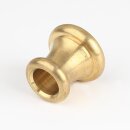 Ziermuffe 22x20 mm Messing – Lampen- und Leuchtenzubehör, 10,5 mm Bohrung, roh unbehandelt
