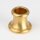 Ziermuffe 25x21 mm Messing – Lampen- und Leuchtenzubehör, 13,5 mm Bohrung, roh unbehandelt