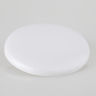 Lampenkabel Verteilerdose – Kunststoff weiß, Ø 130 mm, Höhe 15 mm, superflach mit Bajonett-Verschluss