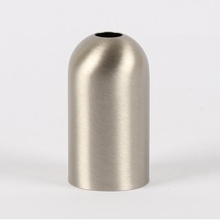 E14 Metall Fassungshlse Zierhlse 31x57 mm edelstahloptik