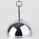 Lampen Baldachin 120x62mm Metall verchromt Kugelform mit...