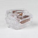 G5 Klein-Leuchtstoff-Durchsteckfassung für T5 Leuchtstofflampen, transparent für Einbau