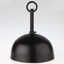 Lampen Baldachin 120x62mm Metall schwarz Kugelform mit...