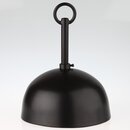 LampenBaldachin Metall schwarz  120 mm groe Kugelform...