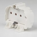 2G11 Sparlampen-Fassung, 4-Stift Sockel, 250V/2A, weiß