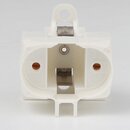 G23 Sparlampen Anbau-Fassung mit 2 Stift Sockel wei