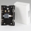 Gong Doppelklang 8–12V – mechanischer Türgong in Weiß, Bittorf L119xB82xT36 mm