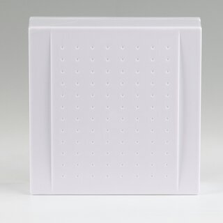 Gong Doppelklang 8V &ndash; mechanischer Zweiklang-Gong Ceres in Wei, Heidemann 116x116x40mm