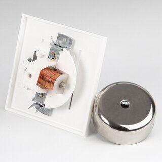 Lutewerk Klingel 8&ndash;12V &ndash; Unterputz-Klingel in Wei, Bittorf L80xB80xT42 mm