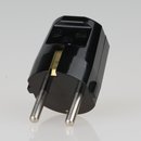 Schutzkontakt-Stecker schwarz 250V/16A Bakelit Optik