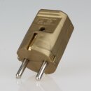 Schutzkontakt-Stecker gold – 250V/16A – mit...