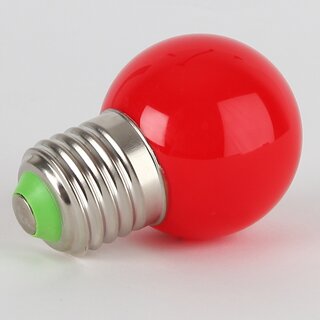 LED-Tropfenlampe E27, 1W, rot, 240V &ndash; Energiesparendes LED-Leuchtmittel
