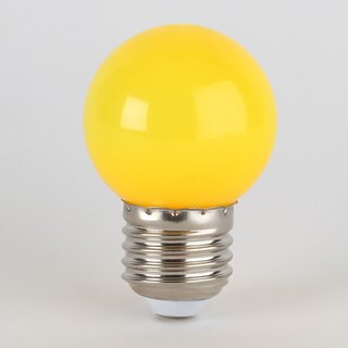 LED-Tropfenlampe E27, 1W, gelb, 240V &ndash; Energiesparendes LED-Leuchtmittel