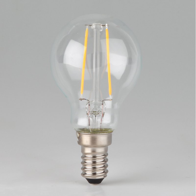 2W E14 Filament Glühfaden Birne Lampe Flammen-Form Klar