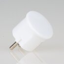 Schutzkontakt-Stecker Winkelstecker weiß – 250V/16A – mit Schraubkontakten und Zugentlastung, Kaiser