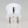 Schutzkontakt-Stecker Winkelstecker weiß – 250V/16A – mit Schraubkontakten und Zugentlastung, Kaiser