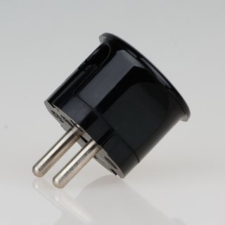 Schutzkontakt-Stecker Winkelstecker schwarz 250V/16A