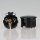 Schutzkontakt-Stecker Winkelstecker schwarz – 250V/16A – mit Schraubkontakten und Zugentlastung, Kaiser