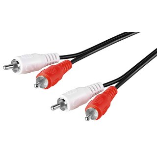 Audio Cinch-Verbindungskabel 15m 2 x Cinchstecker auf 2 x Cinchstecker