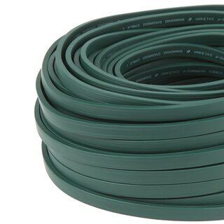 Illu-Flachkabel grn 2x1,5 mm H05RNH2-F &ndash; Meterware