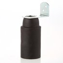 E14 Thermoplast Fassung schwarz ohne Auengewinde mit...