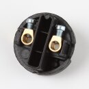 E14 Thermoplast-Lampenfassung weiß ohne Außengewinde mit Metall-Winkel