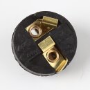 E14 Thermoplast-Lampenfassung weiß ohne Außengewinde mit Metall-Winkel