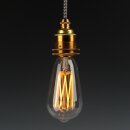 Danlamp E27 LED Edison Vintage Lampe 4W 2200K 64mm dimmbar