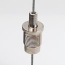 Ms Seilstopper mit Bund M13x1x12 mm AG vernickelt 15x20 mm
