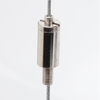 Ms Seilstopper mit Befestigungsschlitz M5x10 mm AG 10x30 mm