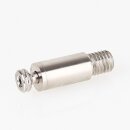 M8x8 mm Außengewinde Messing Seilstopper mit Zugbetätigung, vernickelt, 10x33 mm