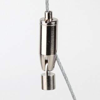 Ms Seilstopper seitlicher Ausgang mit Gelenk M5x4 mm IG 9x32 mm