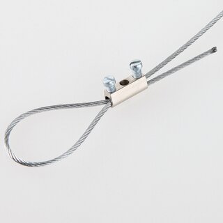 10x Lsterklemmeneinsatz vernickelt mit Schrauben &ndash; 6x14 mm