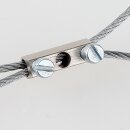 Lüsterklemmeneinsatz vernickelt mit Schrauben – 6x14 mm