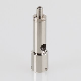 Messing Seilstopper mit seitlichem Ausgang und 3-fach Seilaufhngung, vernickelt,  13 mm