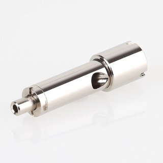 Messing Seilstopper mit seitlichem Ausgang und 3-fach Seilaufhngung, vernickelt,  13 mm