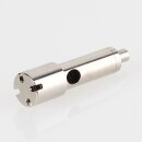 Messing Seilstopper mit seitlichem Ausgang und 4-fach Seilaufhängung, vernickelt, Ø 13 mm